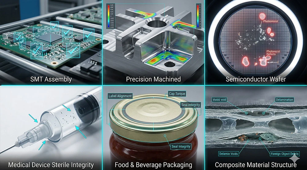 AI Industrial Defect Detection agent categorizing multi-defect types like dents and cracks