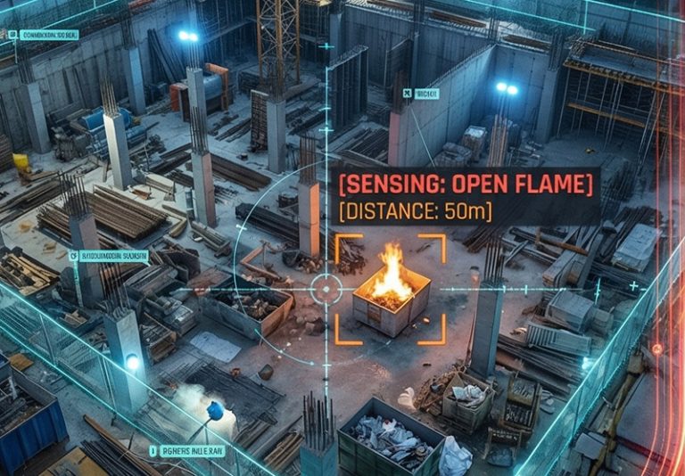 Visual flame recognition using TensorVok Fire & Smoke Detection AI
