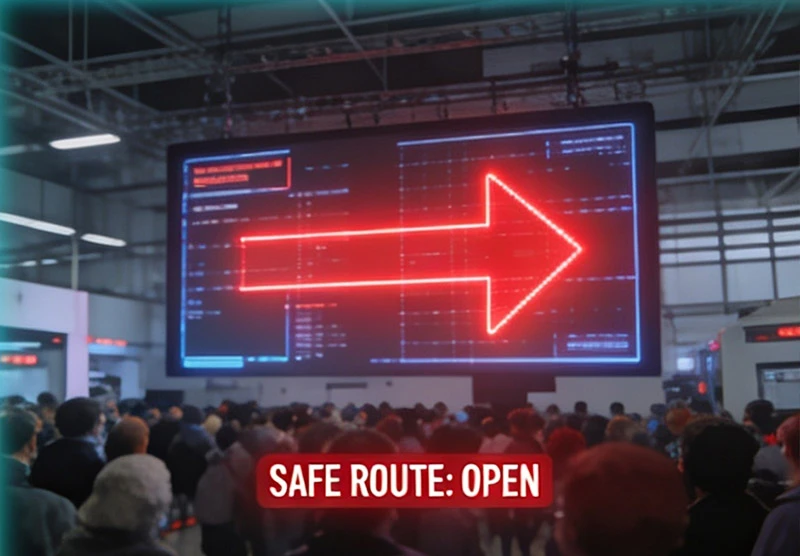 Safety AI agent development for real-time emergency evacuation and crowd density guidance
