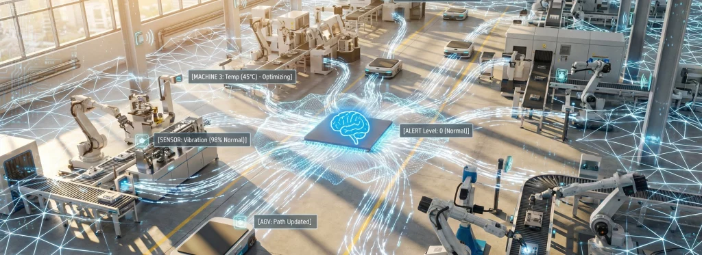 TensorVok AIoT integration solutions connecting industrial vision AI with smart factory hardware