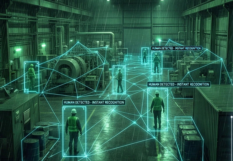 Smart behavior analysis identifying intruders using no access zones detection logic