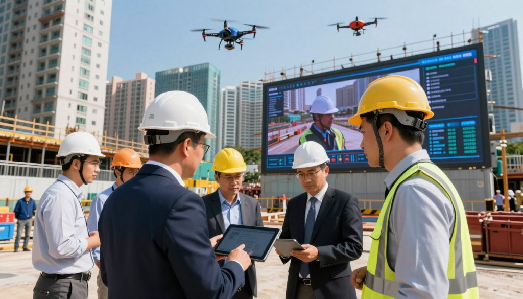 AI visual recognition for site safety compliance
