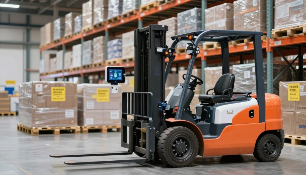 Forklift AI collision detection white label