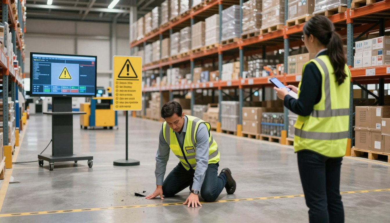 How tensorVok Warehouse slip and fall AI API Build Your Warehouse AI ...
