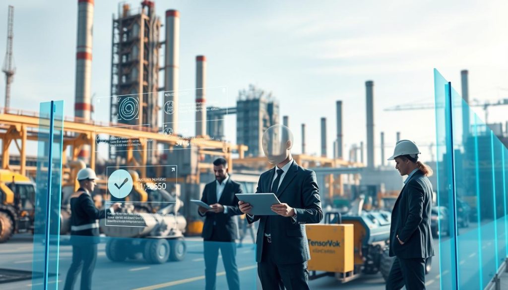 virtual fence for industrial safety