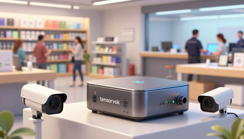 Edge AI box for retail security