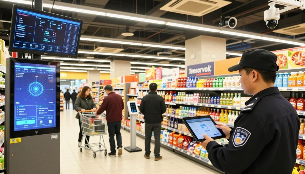 Retail loss prevention and computer vision technology in a supermarket Retail loss prevention and computer vision technology in a supermarket