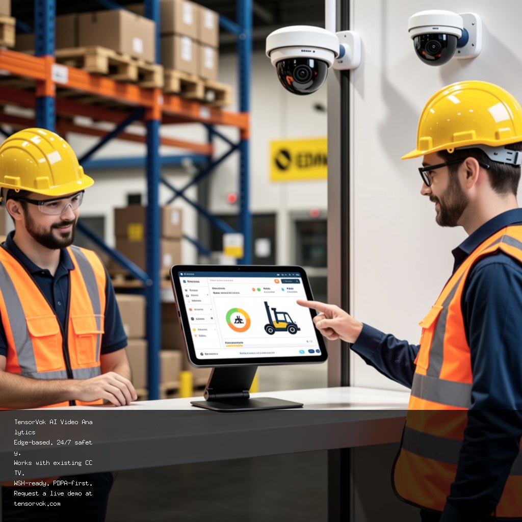 TensorVok AI Video Analytics — why a forklift proximity detection algorithm raises false alarms on logistics yard video in Hanoi